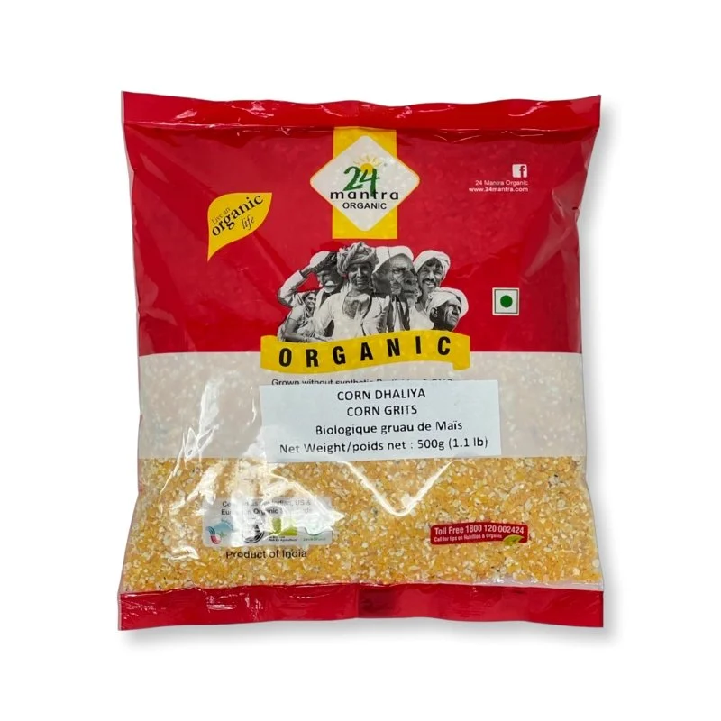 24 24 Mantra Organic Corn Dhaliya (Corn Grits) 1.1lb 1.1lb